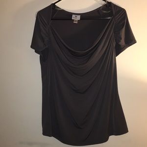 Worthington gray top XL